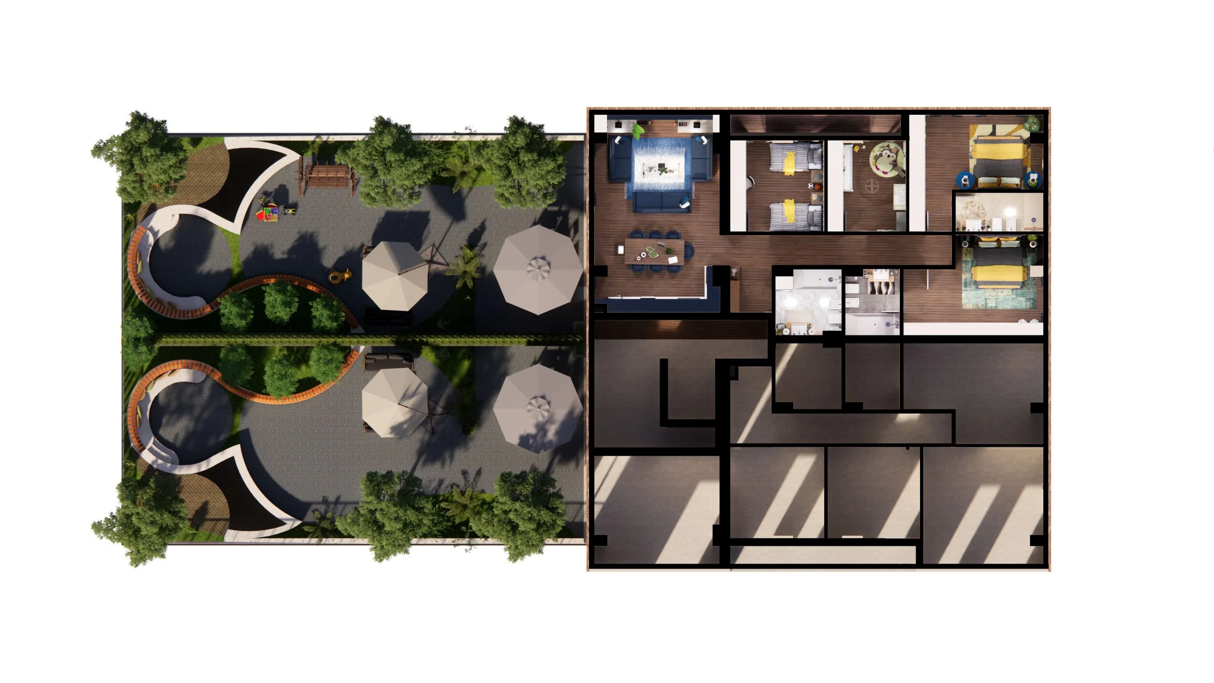 Floor plan – 4 Bedroom Apartment