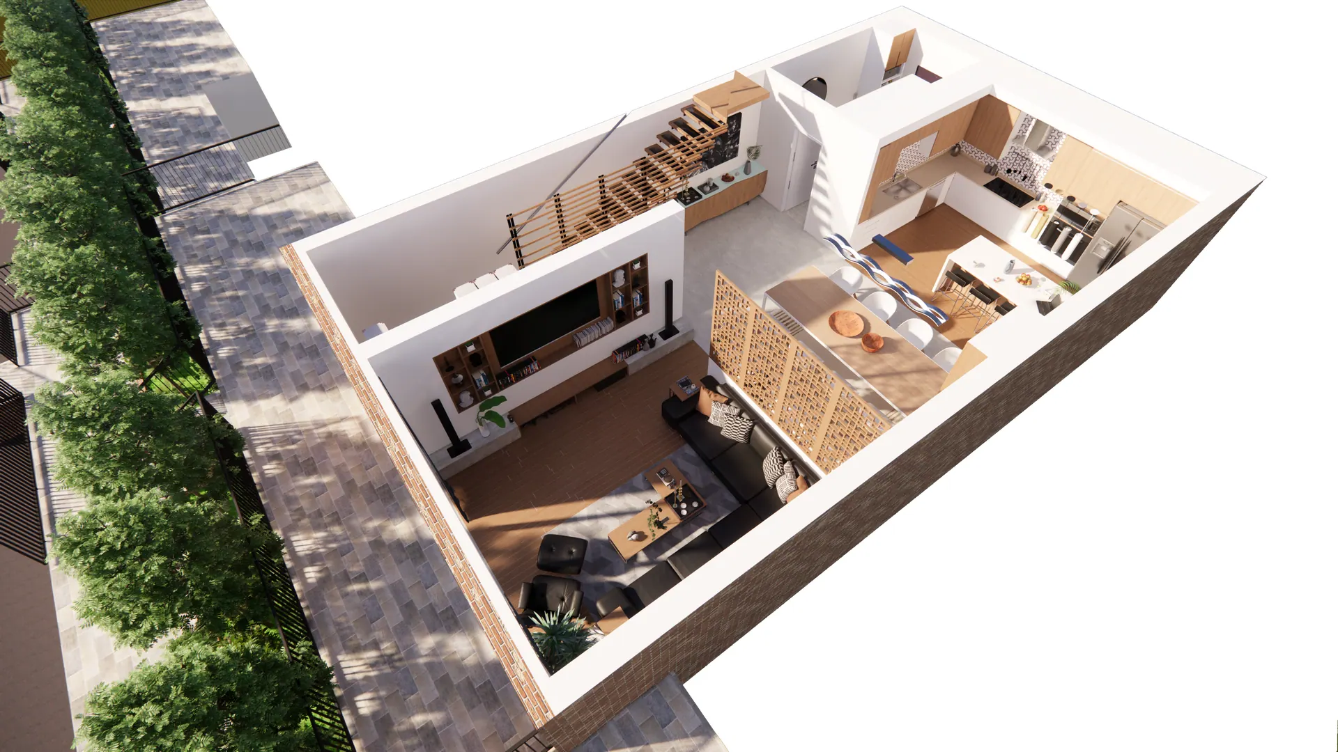 3D render – Private Villas