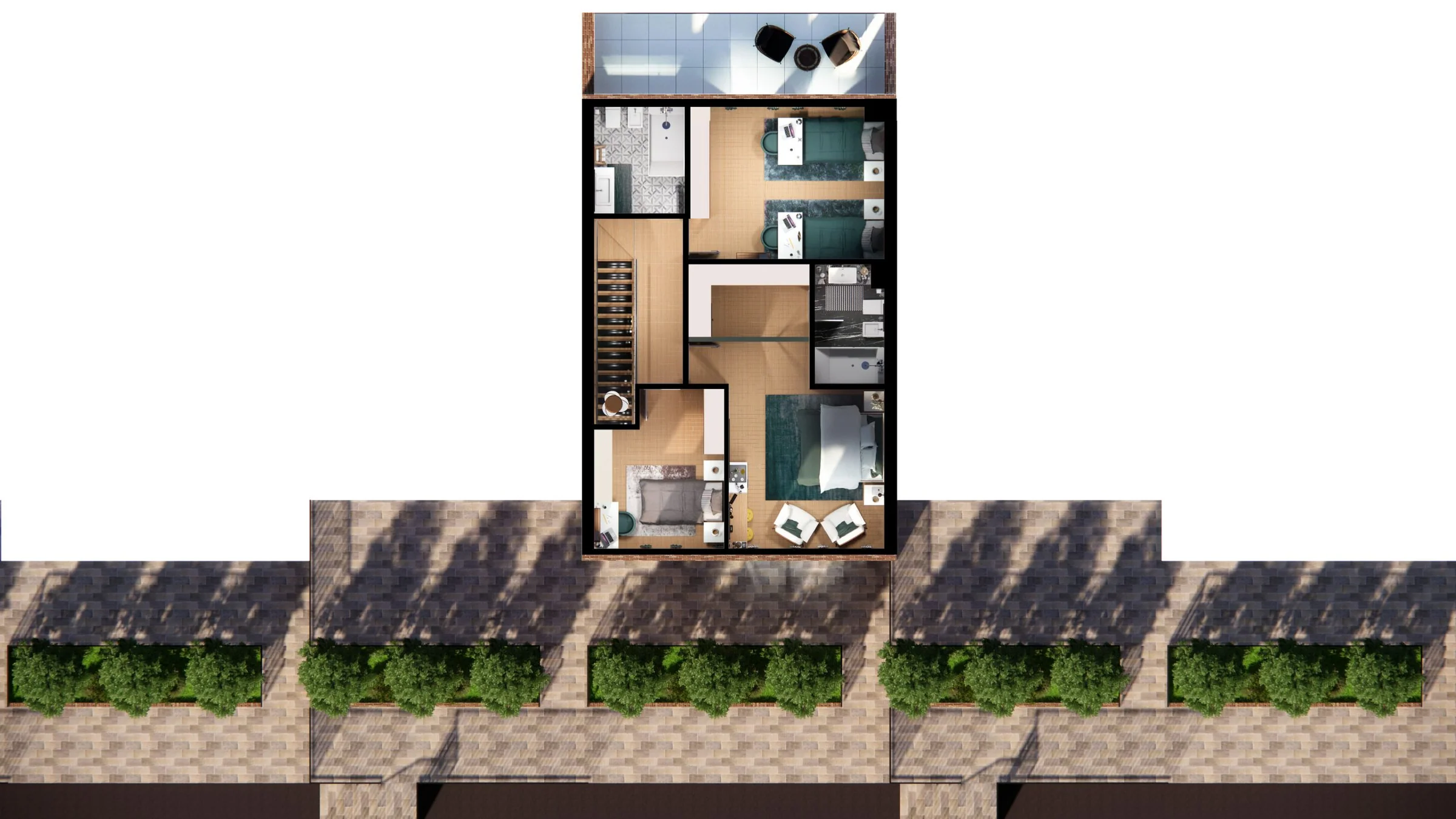 Floor plan – Private Villas